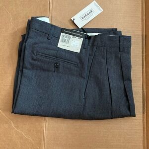 Men’s Grey Pleated Dress Pants